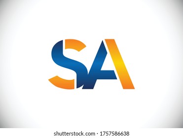 Letra monograma inicial S Una plantilla de vectores de diseño de logotipo. S Un diseño de logotipo de carta