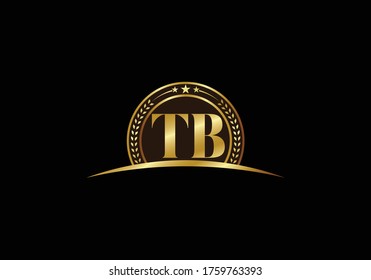 Initial Monogram Letter T B Logo Design Vector Template. T B Letter Logo Design