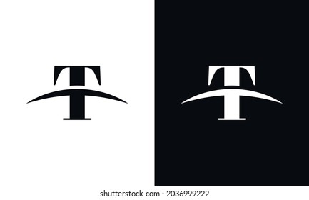 Initial Monogram Letter T Logo Design Vector Template. Graphic Alphabet Symbol for Corporate Business Identity