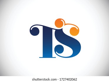 Initial Monogram Letter T S Logo Design Vector Template. Graphic Alphabet Symbol for Corporate Business Identity