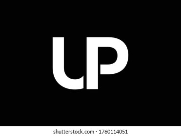 Initial Monogram Letter U P Logo Design Vector Template. UP Letter Logo Design