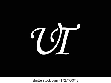 Initial Monogram Letter U T Logo Design Vector Template. Graphic Alphabet Symbol for Corporate Business Identity