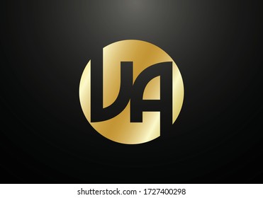 Initial Monogram Letter V A Logo Design Vector Template. Graphic Alphabet Symbol for Corporate Business Identity