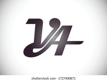 Initial Monogram Letter V A Logo Design Vector Template. Graphic Alphabet Symbol for Corporate Business Identity
