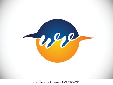 Initial Monogram Letter W V Logo Design Vector Template. Graphic Alphabet Symbol for Corporate Business Identity