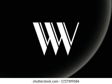 Initial Monogram Letter W V Logo Design Vector Template. Graphic Alphabet Symbol for Corporate Business Identity