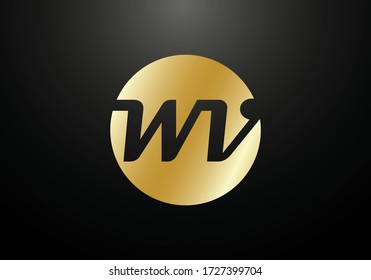Plantilla de vectores de diseño de logotipo W V de la carta de monograma inicial. Símbolo gráfico de alfabeto para identidad empresarial