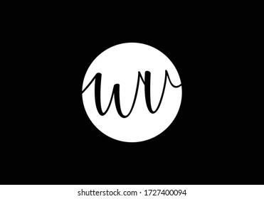 Initial Monogram Letter W V Logo Design Vector Template. Graphic Alphabet Symbol for Corporate Business Identity