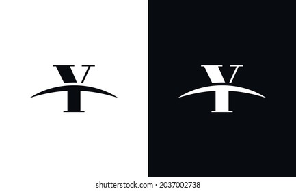 Initial Monogram Letter Y Logo Design Vector Template. Graphic Alphabet Symbol for Corporate Business Identity