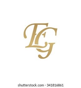 EG initial monogram logo