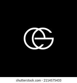 Initial EG monogram logo concept