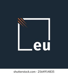 initial monogram logo with square style design.

