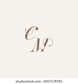 initial monogram logo wedding concept design ideas CM Luxury and Elegant letter