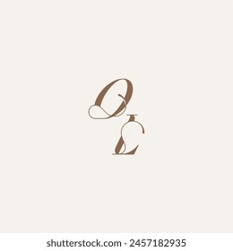 initial monogram logo wedding concept design ideas OL Luxury and Elegant letter