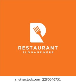 Initial Monogram R for Restaurant logo design inspiration
