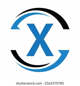 Initial Monogram X Logo Design. Business And Company Symbol Vector Template