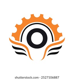  Initial Motorcycle Club Community Logo Combine With Letter O Vector Template