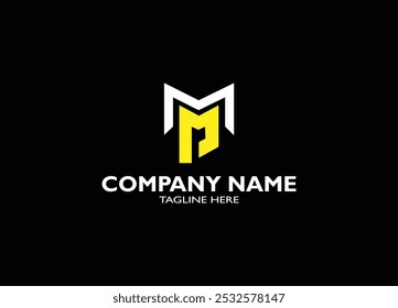 Initial MP Logo, Modern MP Letter Logo, Creative Initial MP Logo, Creative Initial MP Logo Vector Template