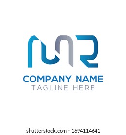 Initial MR letter Logo Design vector Template. Abstract Letter MR logo Design