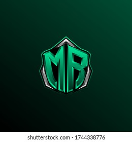Initial MR logo design, Initial MR logo design with Circle style, Logo for game, esport, community or business.