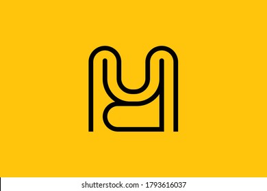 Initial MR RM modern monogram and elegant logo design, Professional Letters Vector Icon Logo on background. 