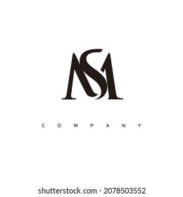 Initial MS logo design vactor