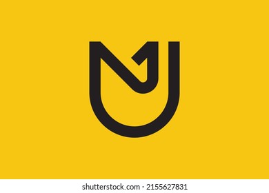 Initial MU UM modern monogram and elegant logo design, Professional Letters Vector Icon Logo on luxury background.