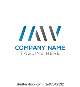 Initial MW letter Logo Design vector Template. Abstract Letter MW logo Design