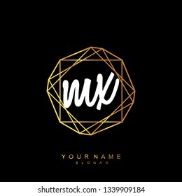 Initial MX handwriting logo