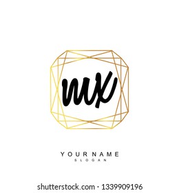 Initial MX handwriting logo
