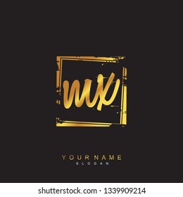 Initial MX handwriting logo