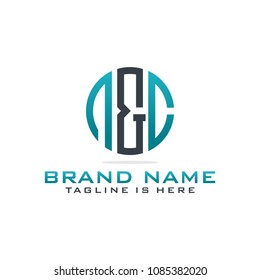 Initial N & C abstract logo template vector