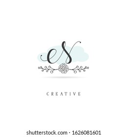 Initial N Letter Handrawn logo vector. Design Template Illustration