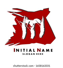 initial N letter logo design vector template. creative alphabet letters icon illustration.for creative industry,web,business and company.