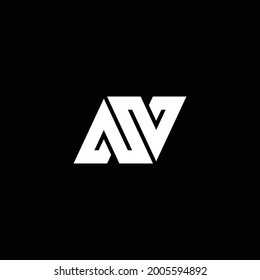 Initial N Letter Logo Design, Monogram and Creative Alphabet Letters icon, Minimal Illustrated Vector