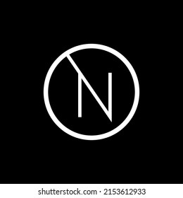 Initial N Letter Logo Design Vector Template. Abstract Letter N Logo Design Vector Illustration.