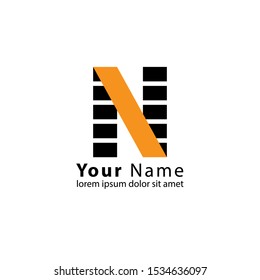 Initial N Letter Logo modern Design Vector Template. Creative Alphabet Letters icon Illustration