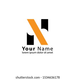 Initial N Letter Logo modern Design Vector Template. Creative Alphabet Letters icon Illustration