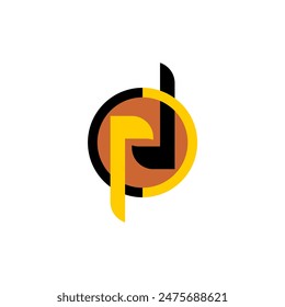 The initial N logo is black and gold. It is suitable for building a brand or sports club with the initial N