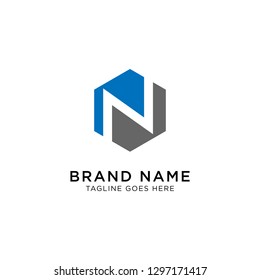 Initial N Logo Design Inspiration