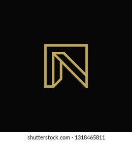 Initial N Logo Design Inspiration