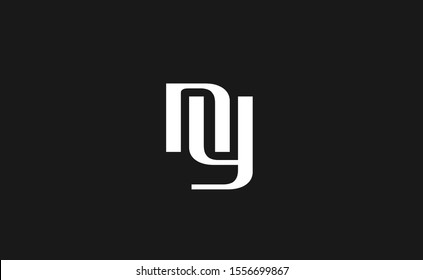 Initial N, Y,NY ,YN Letter Logo Design