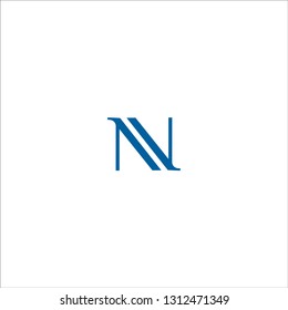 Initial AN NA Letter Logo Design