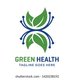 initial natural logo H your company