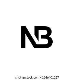 Initial NB BN Letter Logo design vector. Illustration of NB BN Logotype