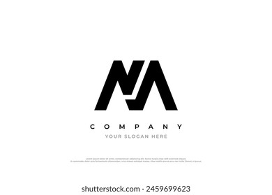 Initial NM Logo or M Logo Design