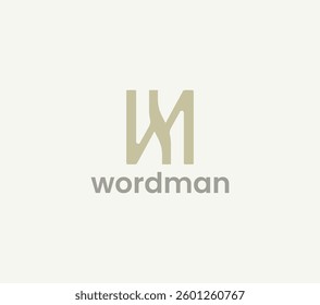 Initial NM monogram logo simple vector. Letter NMW alphabet logo design for branding, business, real estate, fasion