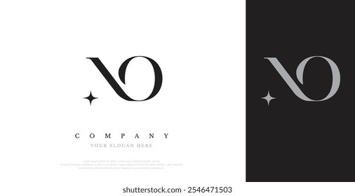 Initial NO Logo Design Vector 