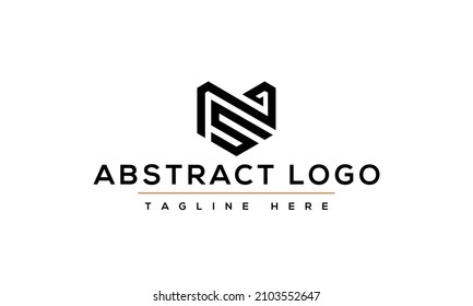 Initial NS SN Letter Logo Design Vector Template. Monogram and Creative Alphabet N S Letters icon Illustration.