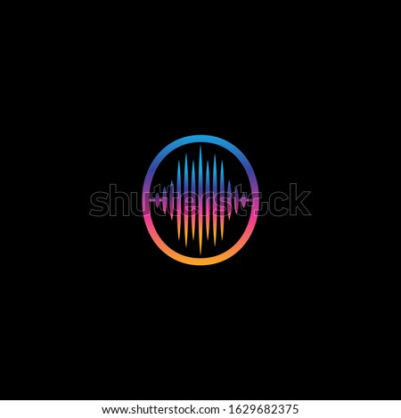Initial Number 0 Sound Weaves Logo Design Concept